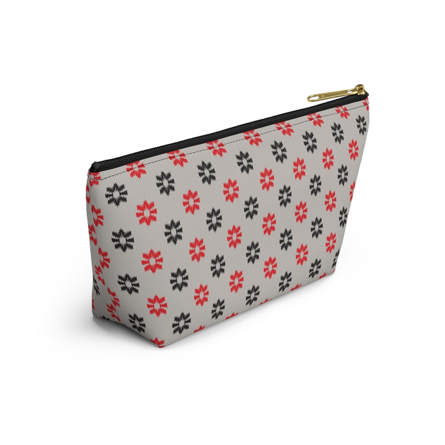 Nepali Dhaka Pattern Accessory Pouch w T-bottom - Premium Bags from Nepsera Collection - Just $25.00! Shop now at Nepsera Collection