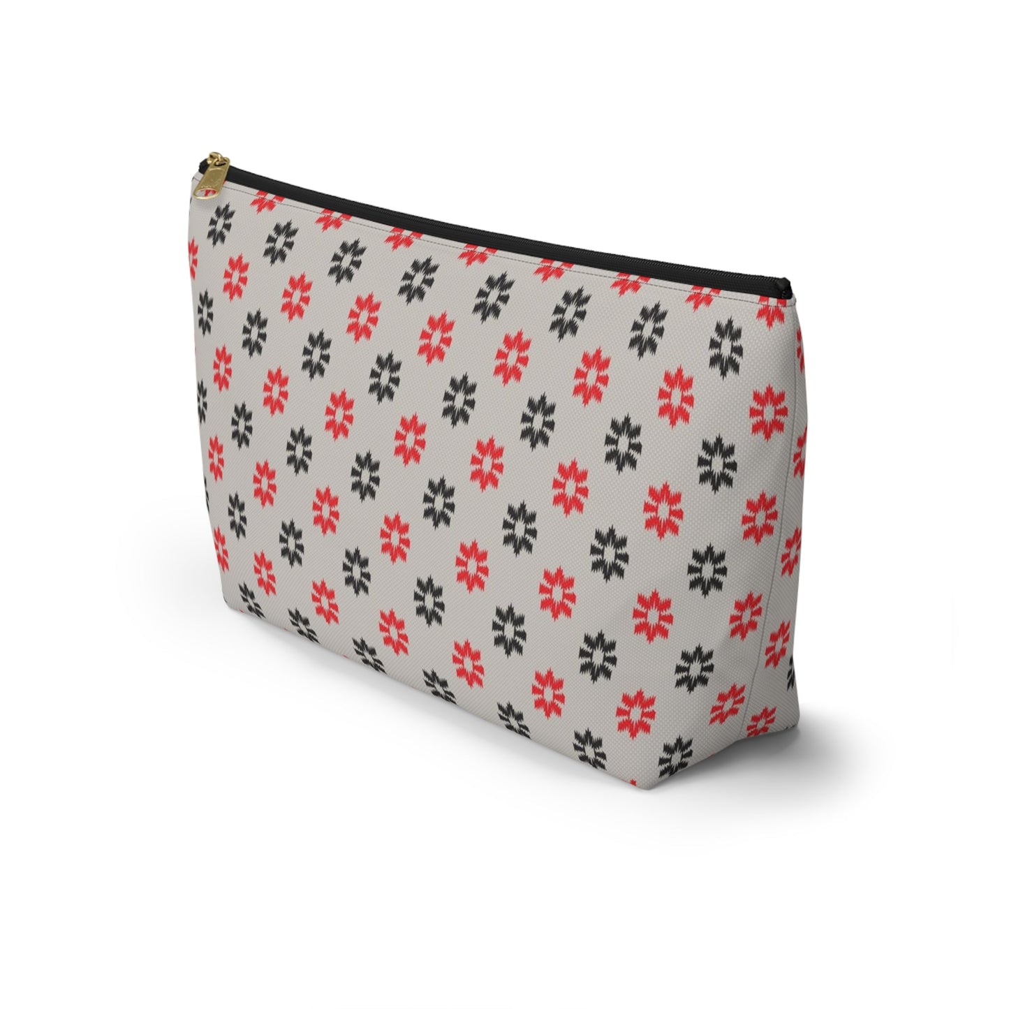 Nepali Dhaka Pattern Accessory Pouch w T-bottom - Premium Bags from Nepsera Collection - Just $25.00! Shop now at Nepsera Collection