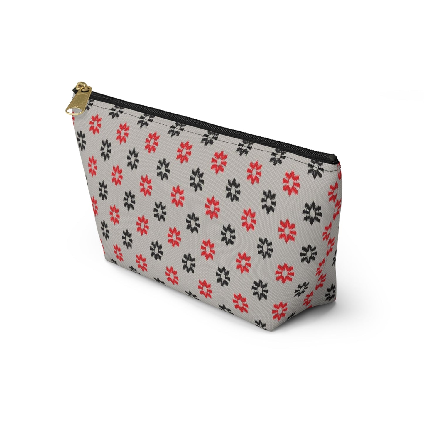 Nepali Dhaka Pattern Accessory Pouch w T-bottom - Premium Bags from Nepsera Collection - Just $25.00! Shop now at Nepsera Collection