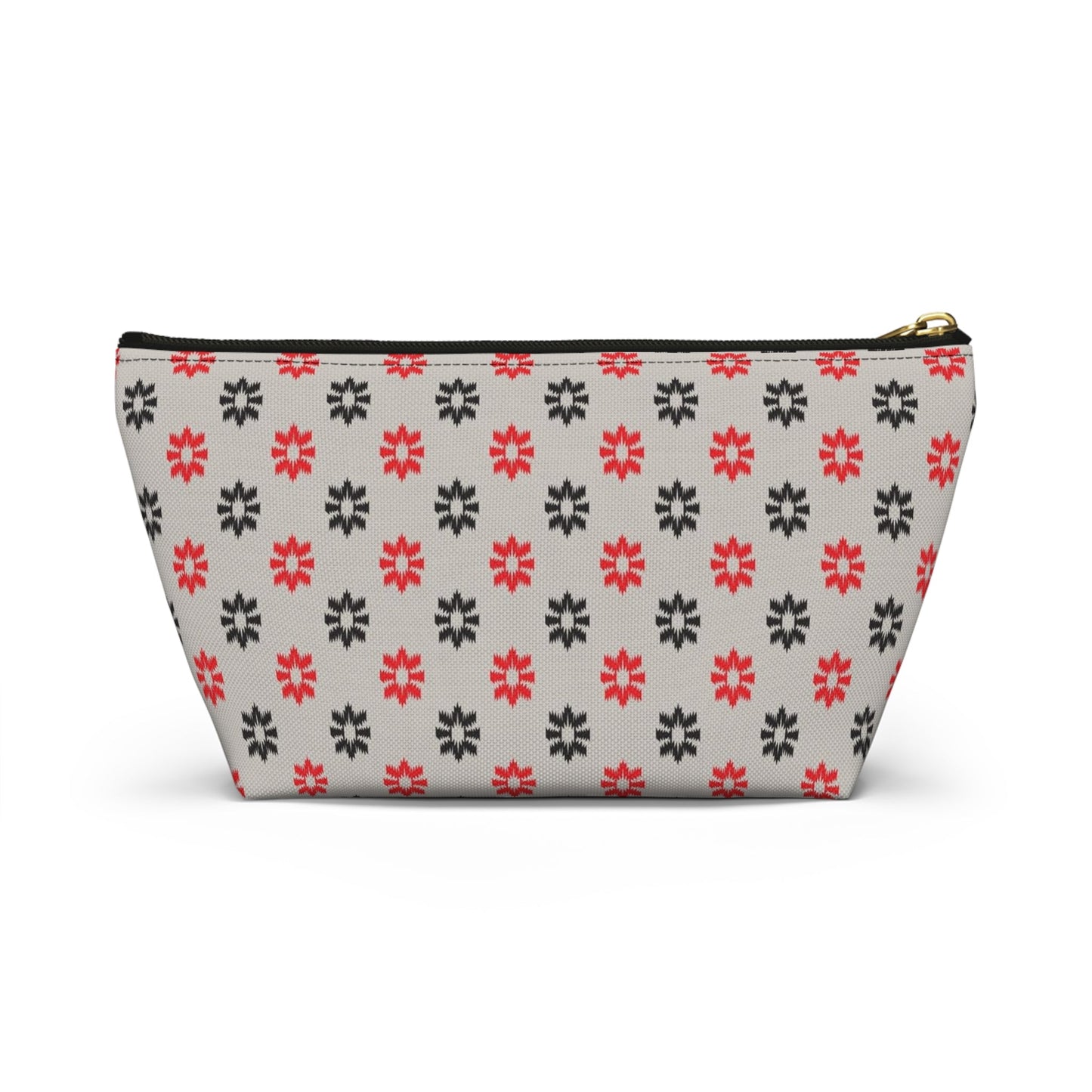 Nepali Dhaka Pattern Accessory Pouch w T-bottom - Premium Bags from Nepsera Collection - Just $25.00! Shop now at Nepsera Collection