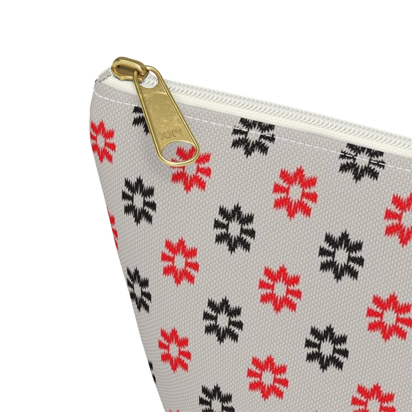 Nepali Dhaka Pattern Accessory Pouch w T-bottom - Premium Bags from Nepsera Collection - Just $25.00! Shop now at Nepsera Collection