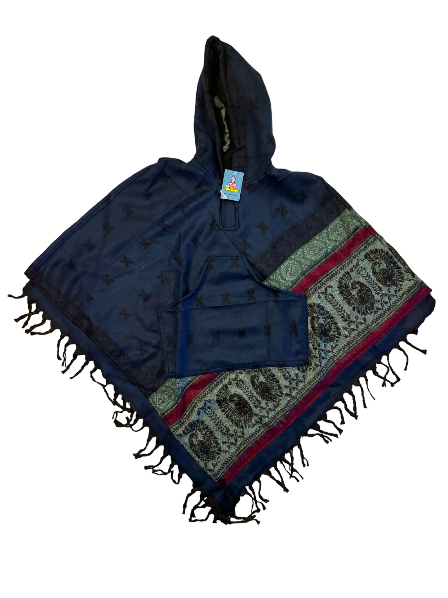 Hand loomed Yak Wool Poncho Made in Nepal. - Premium Poncho from Nepsera Collection - Just $50! Shop now at Nepsera Collection