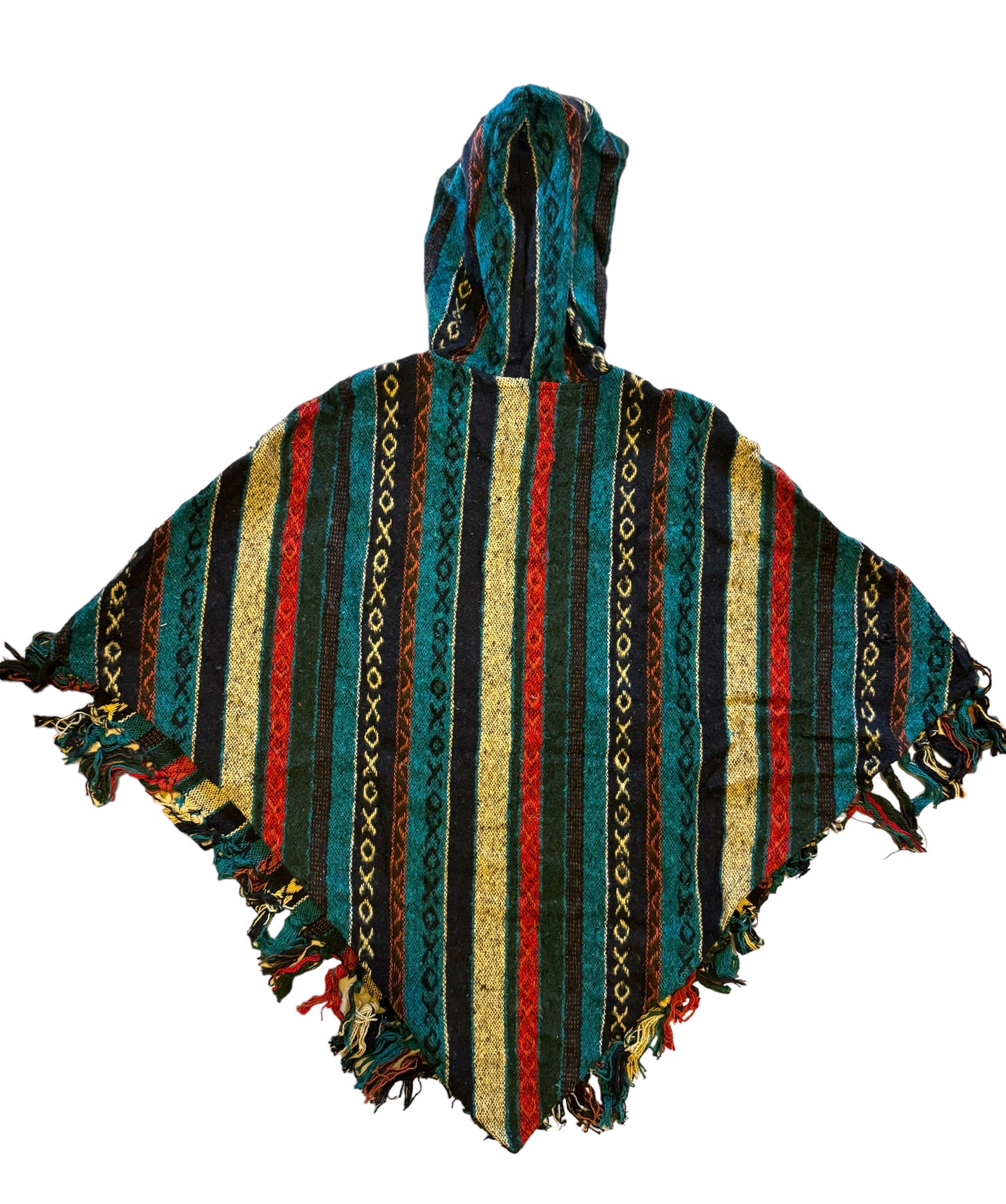 Himalayan Hooded Cape Nepalese 100% Cotton Poncho! - Premium from Nepsera Collection - Just $50! Shop now at Nepsera Collection