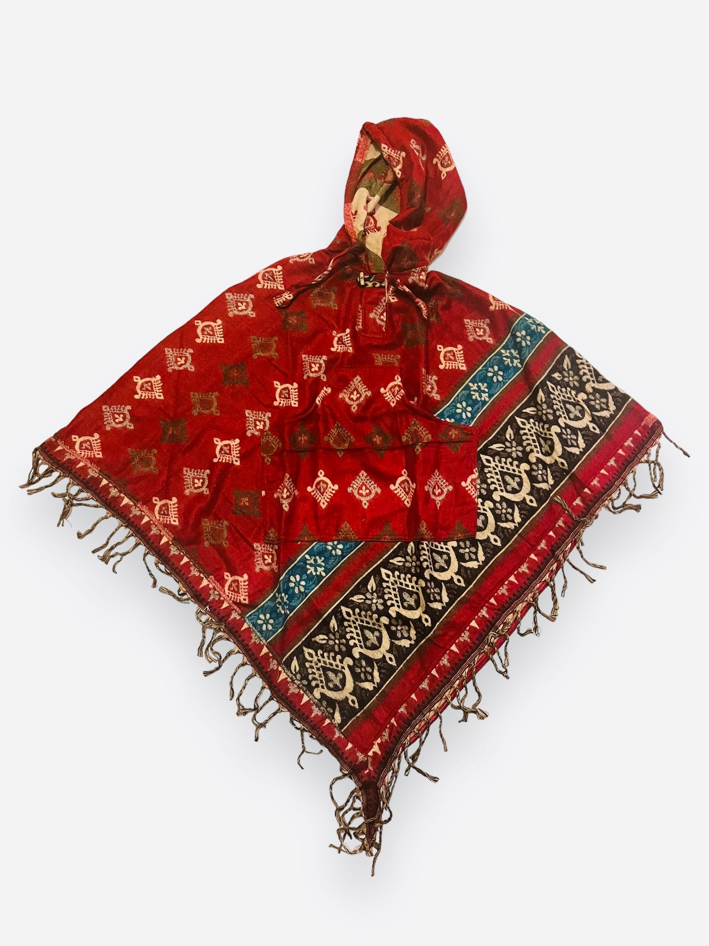 Hand loomed Yak Wool Poncho Made in Nepal. - Premium Poncho from Nepsera Collection - Just $50! Shop now at Nepsera Collection