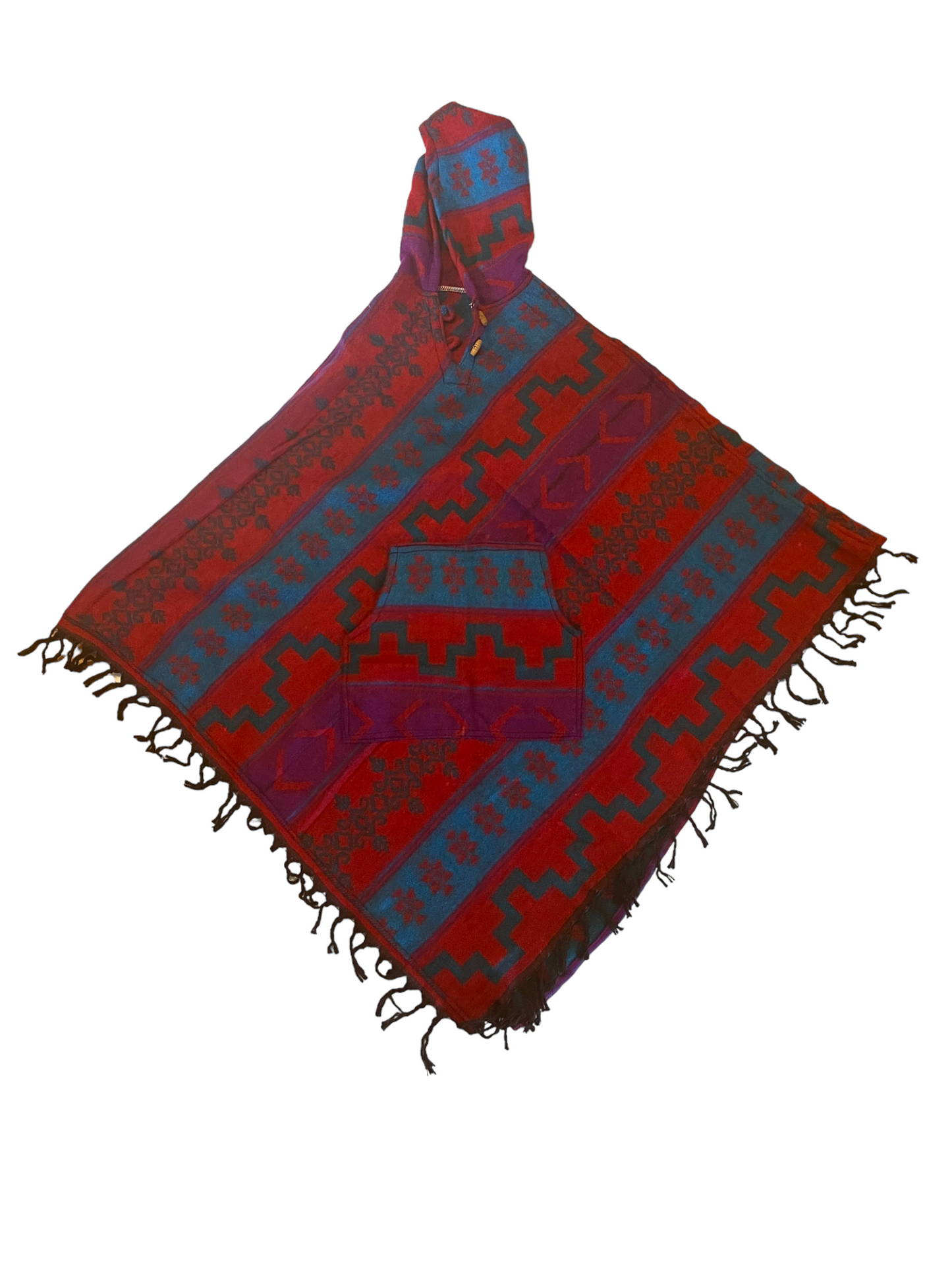 Hand loomed Yak Wool Poncho Made in Nepal. - Premium Poncho from Nepsera Collection - Just $50! Shop now at Nepsera Collection