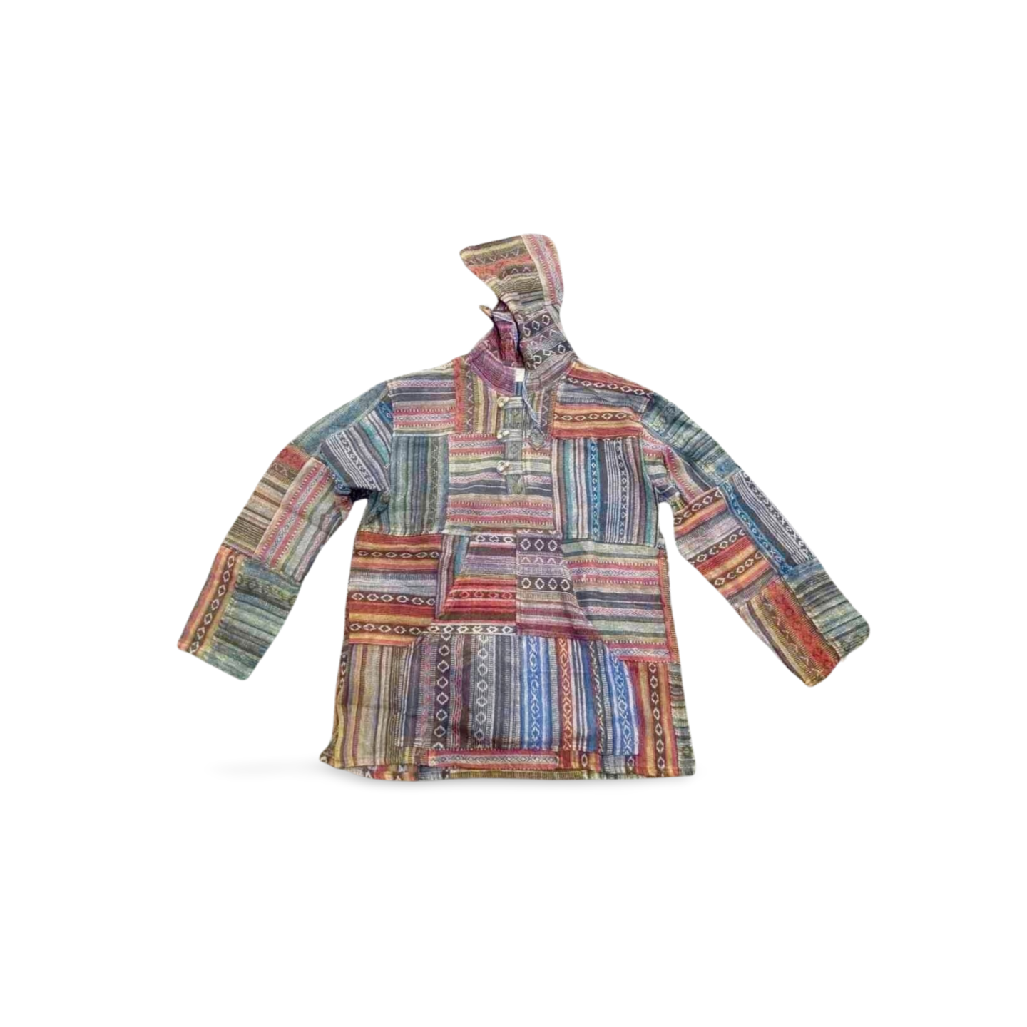 Unisex Multicolor Patchwork Pullover - Premium from Nepsera Collection - Just $35! Shop now at Nepsera Collection