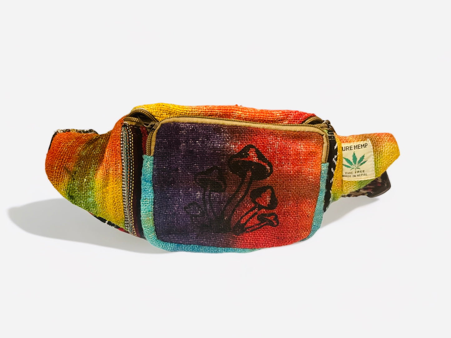 Hemp Tie Dye Fanny Pack is a unique and vibrant accessory handmade in Nepal - Premium from Nepsera Collection - Just $25! Shop now at Nepsera Collection