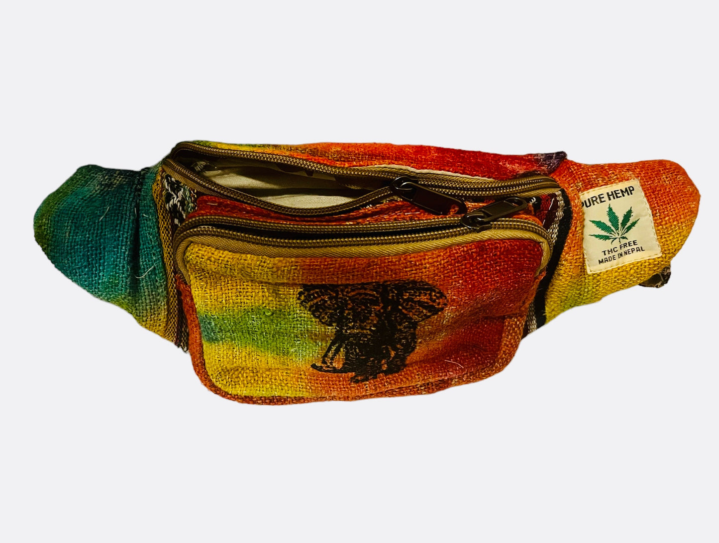 Hemp Tie Dye Fanny Pack is a unique and vibrant accessory handmade in Nepal - Premium from Nepsera Collection - Just $25! Shop now at Nepsera Collection