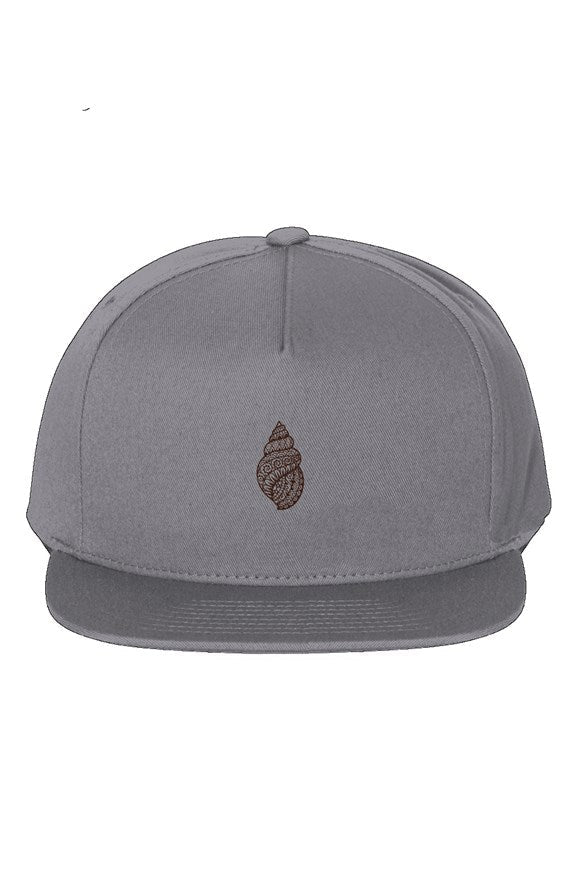 Conch Shell Theme 5-Panel Cotton Twill Snapback Cap - Premium hats from Nepsera Collection - Just $34.50! Shop now at Nepsera Collection