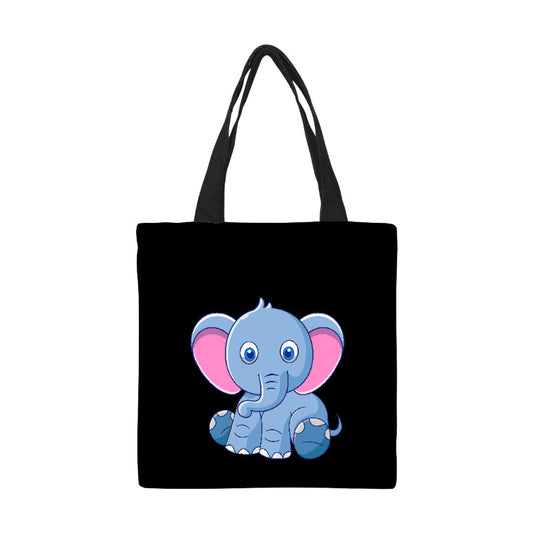 Baby Elephant Canvas Tote Bag Small (Model 1700) - Premium  from Nepsera Collection - Just $31.08! Shop now at Nepsera Collection