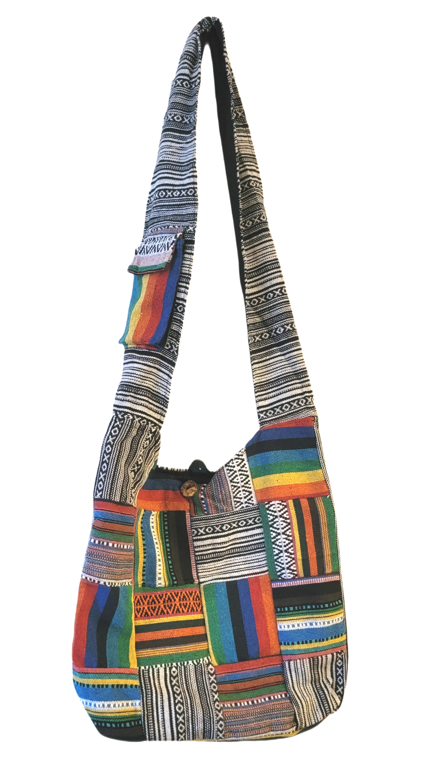 Colorful PatchWork Crossbody Cotton Bag - Premium Crossbody from Nepsera Collection - Just $30.00! Shop now at Nepsera Collection
