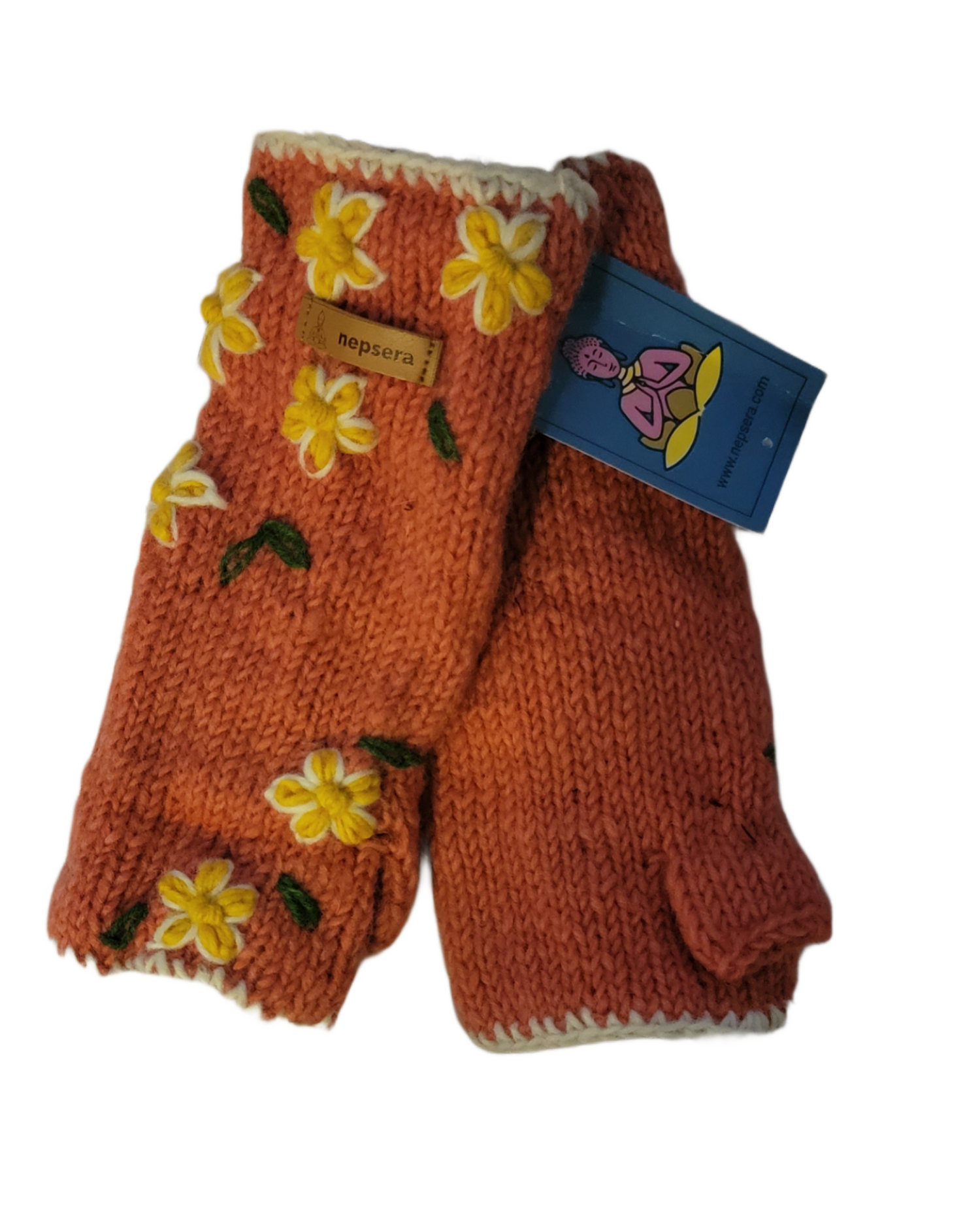 Flower Embroidered Knitted Wool Wrist Warmers
. - Premium  from Nepsera Collection - Just $20.00! Shop now at Nepsera Collection