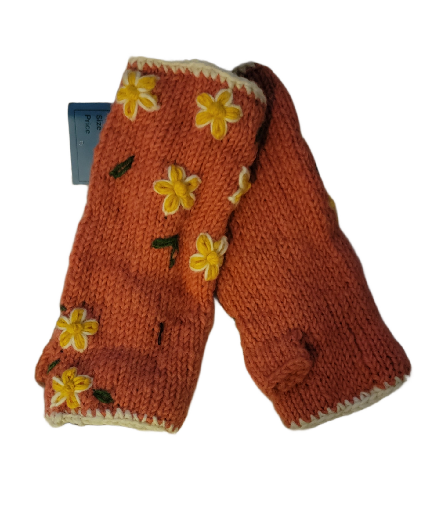 Flower Embroidered Knitted Wool Wrist Warmers
. - Premium  from Nepsera Collection - Just $20.00! Shop now at Nepsera Collection
