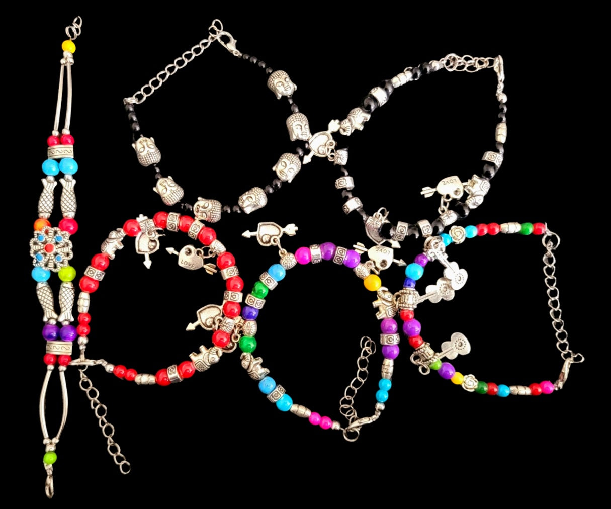 Handmade Tibetan-Nepalese charm bracelets. - Premium from Nepsera Collection - Just $25.00! Shop now at Nepsera Collection