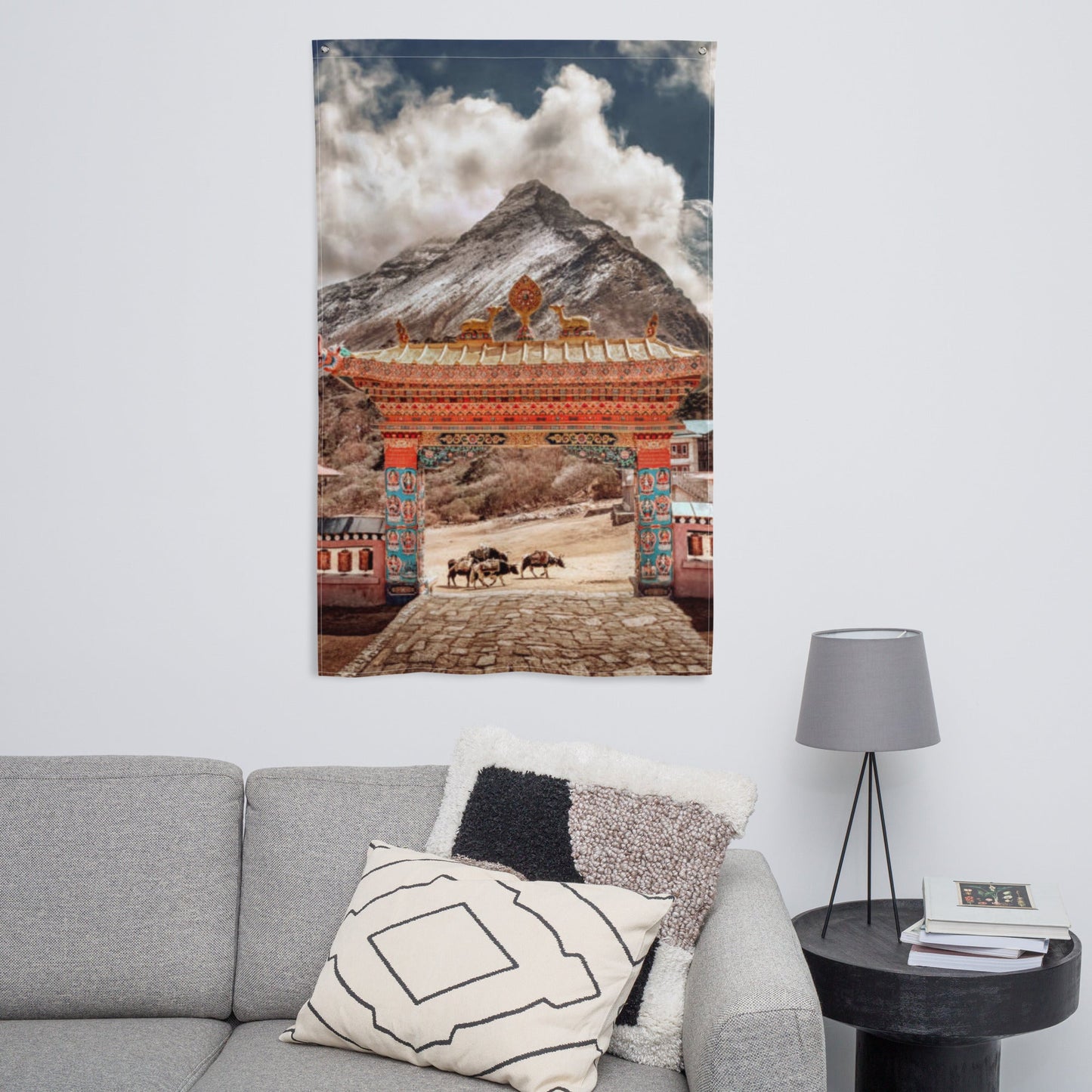 Gate Tengboche monastery in Nepal - Premium from Nepsera Collection - Just $48.00! Shop now at Nepsera Collection