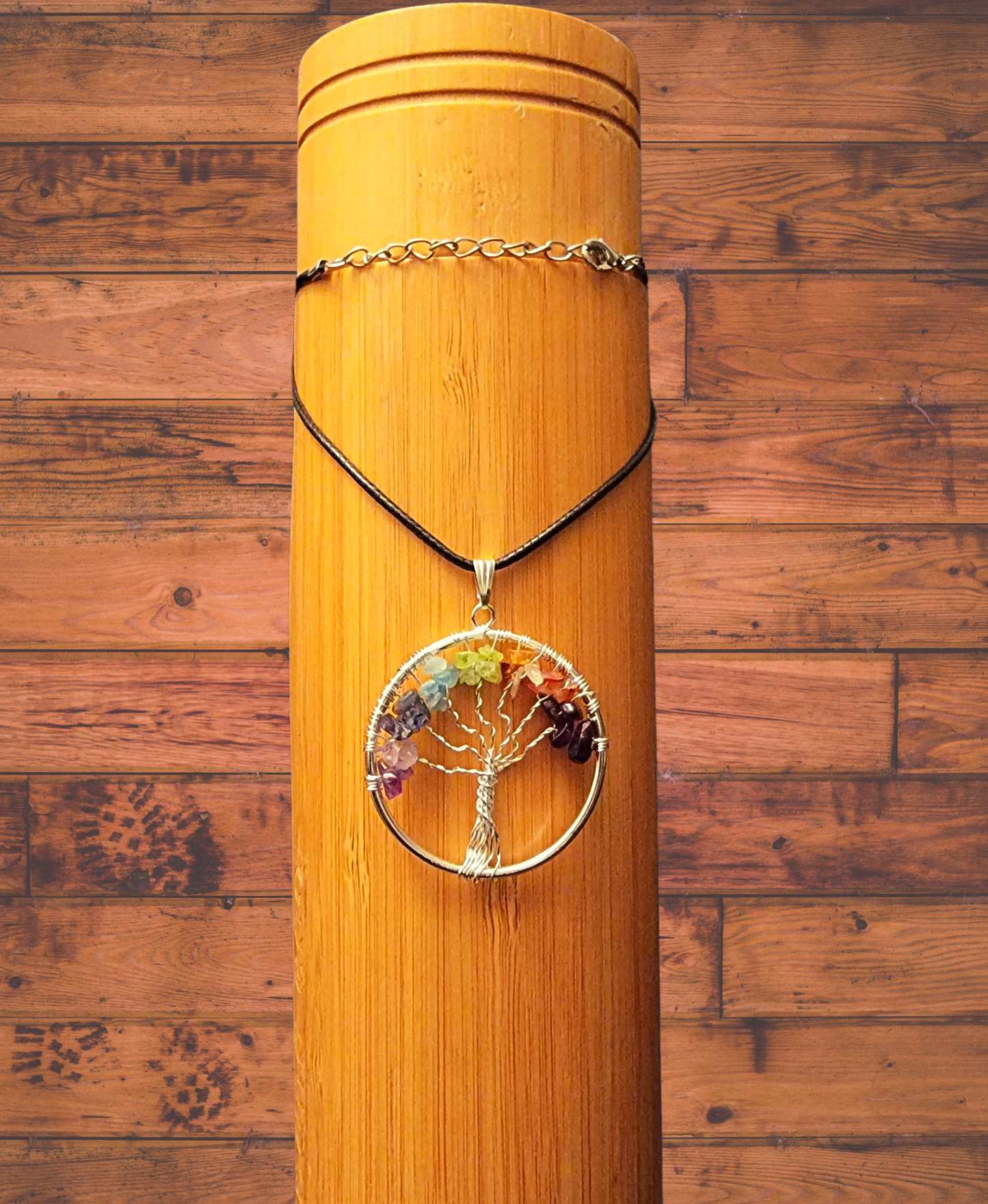 Tree of Life Seven Chakra Pendant - Premium from Nepsera Collection - Just $20.00! Shop now at Nepsera Collection