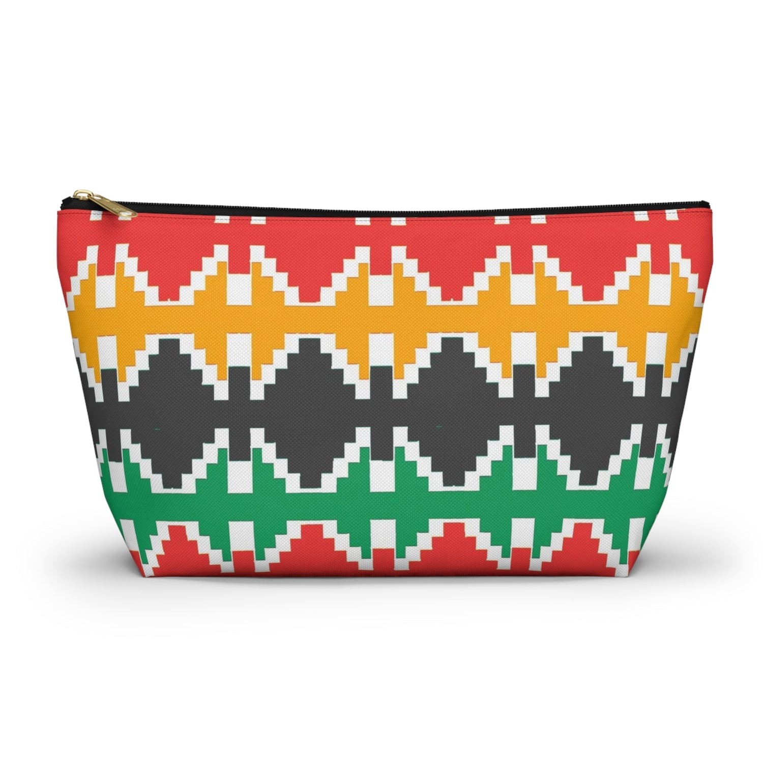 Nepali Dhaka Pattern Accessory Pouch w T-bottom - Premium Bags from Nepsera Collection - Just $20.00! Shop now at Nepsera Collection