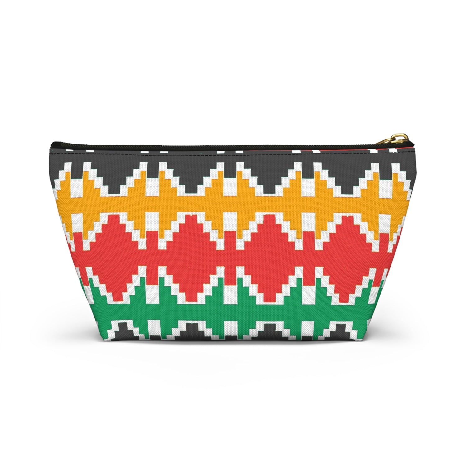 Nepali Dhaka Pattern Accessory Pouch w T-bottom - Premium Bags from Nepsera Collection - Just $20.00! Shop now at Nepsera Collection