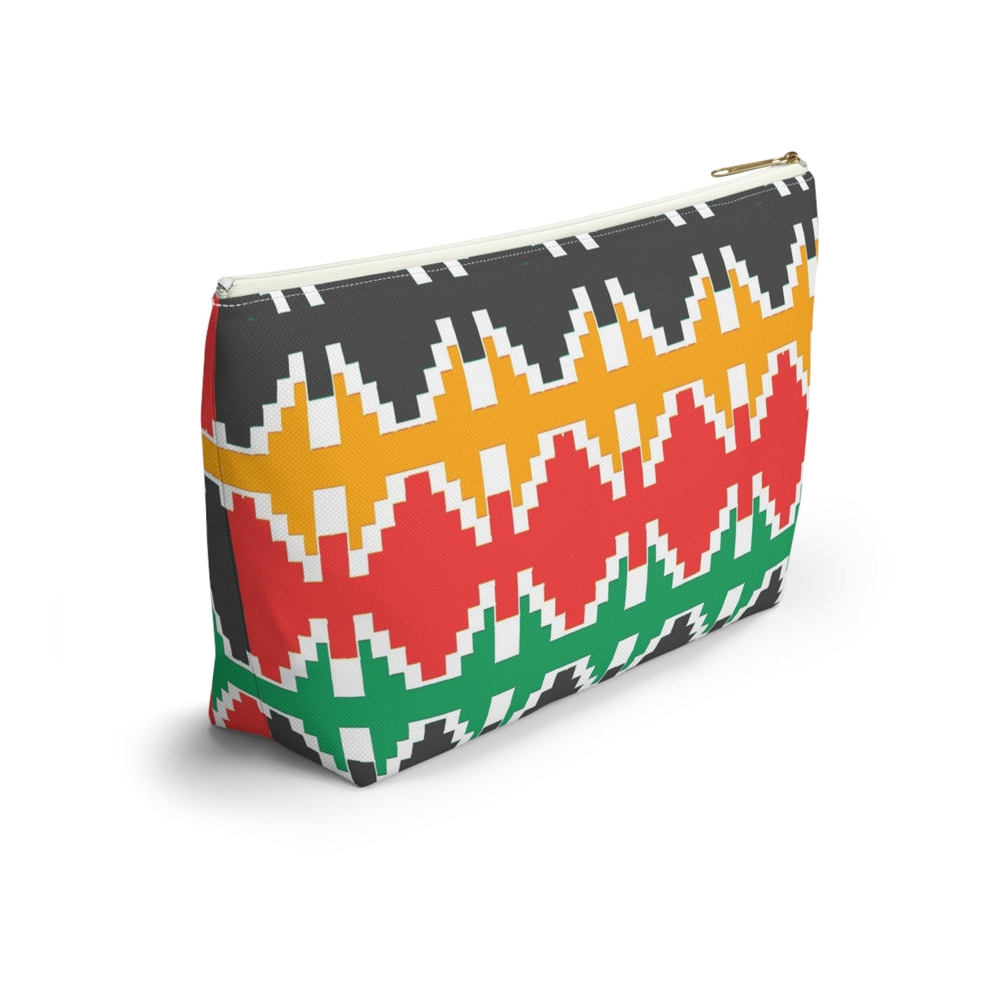 Nepali Dhaka Pattern Accessory Pouch w T-bottom - Premium Bags from Nepsera Collection - Just $20.00! Shop now at Nepsera Collection