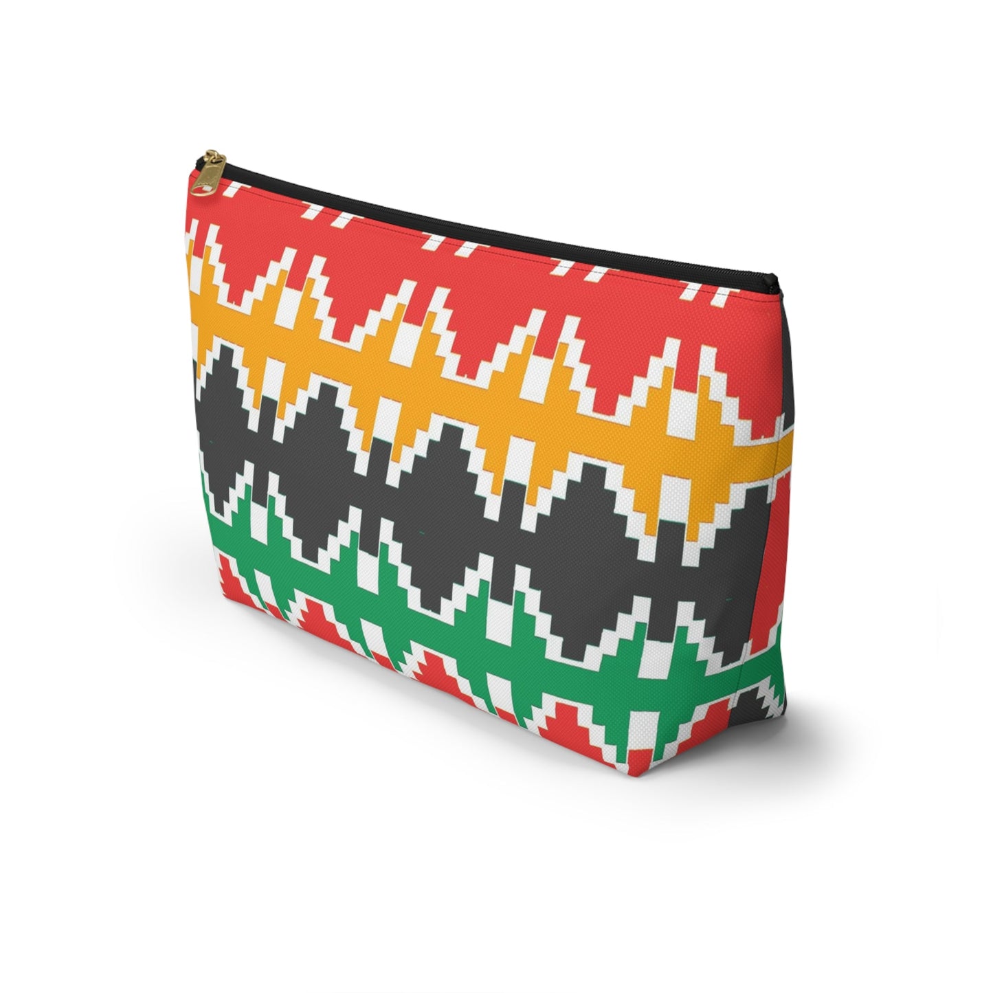 Nepali Dhaka Pattern Accessory Pouch w T-bottom - Premium Bags from Nepsera Collection - Just $20.00! Shop now at Nepsera Collection