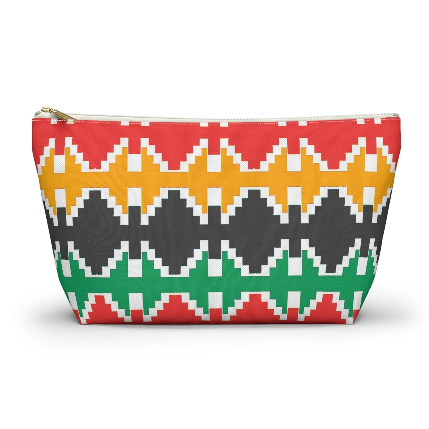 Nepali Dhaka Pattern Accessory Pouch w T-bottom - Premium Bags from Nepsera Collection - Just $20.00! Shop now at Nepsera Collection