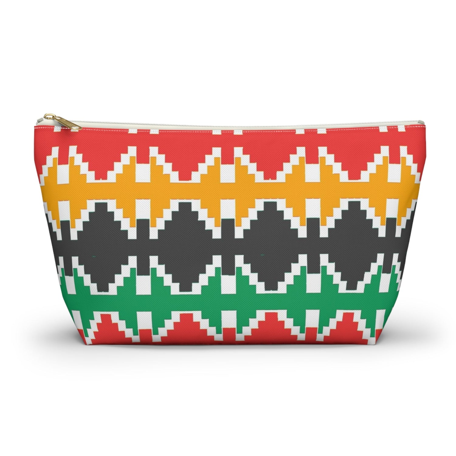 Nepali Dhaka Pattern Accessory Pouch w T-bottom - Premium Bags from Nepsera Collection - Just $20.00! Shop now at Nepsera Collection