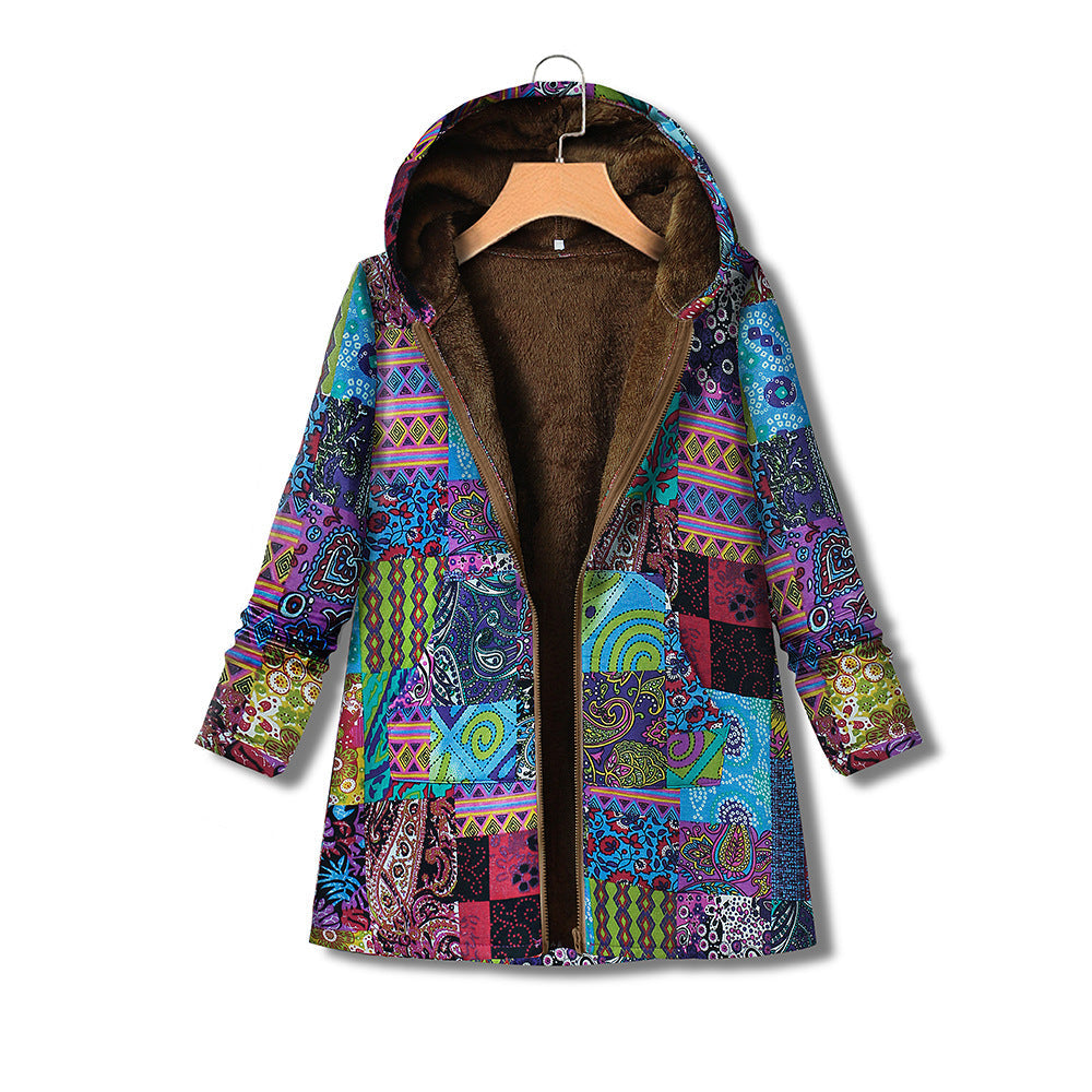 Patchwork Cotton and linen hooded cotton suit - Premium Apparel & Accessories from Nepsera Collection - Just $72.21! Shop now at Nepsera Collection