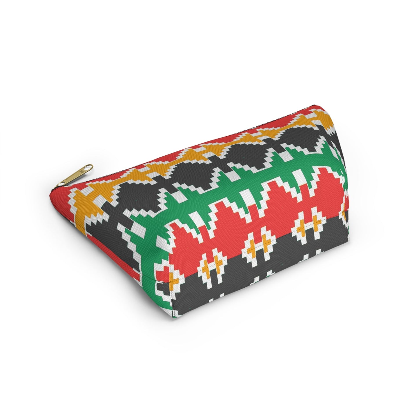 Nepali Dhaka Pattern Accessory Pouch w T-bottom - Premium Bags from Nepsera Collection - Just $20.00! Shop now at Nepsera Collection