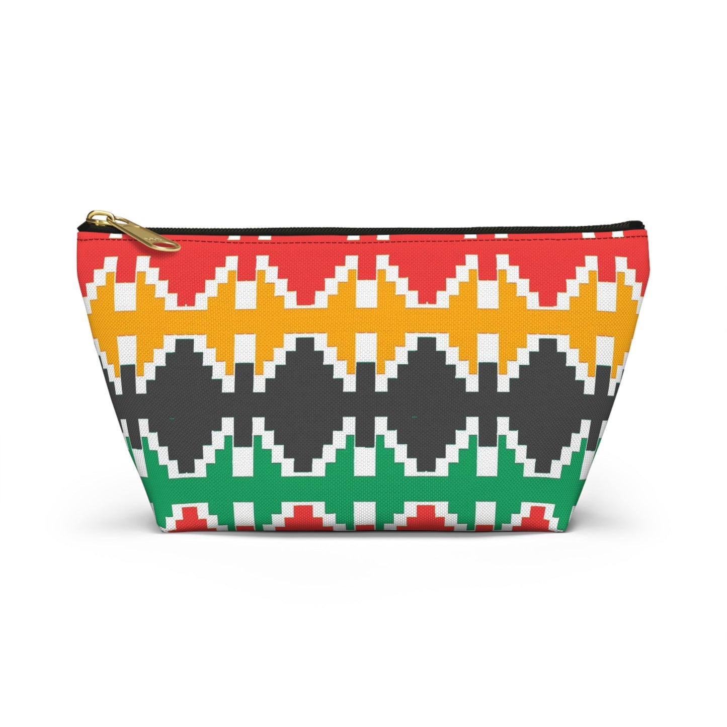 Nepali Dhaka Pattern Accessory Pouch w T-bottom - Premium Bags from Nepsera Collection - Just $20.00! Shop now at Nepsera Collection