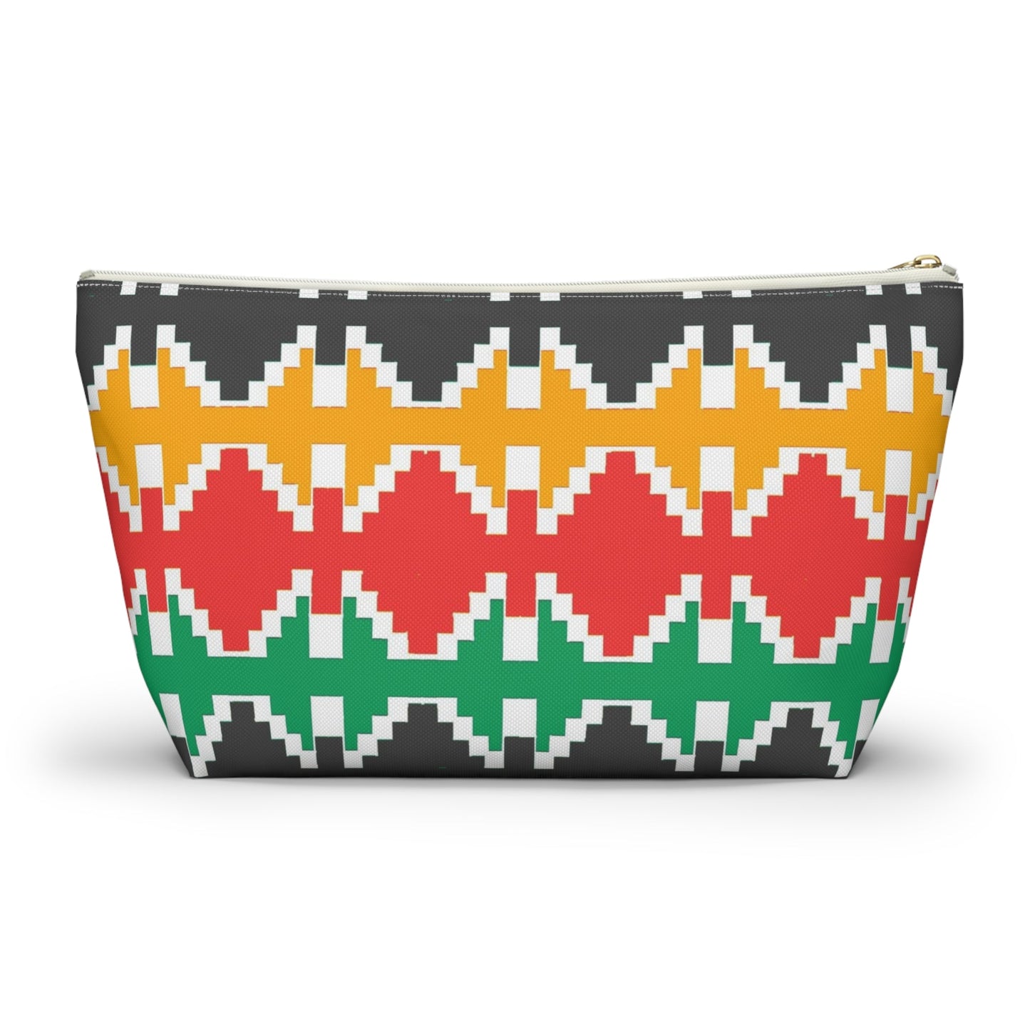 Nepali Dhaka Pattern Accessory Pouch w T-bottom - Premium Bags from Nepsera Collection - Just $20.00! Shop now at Nepsera Collection