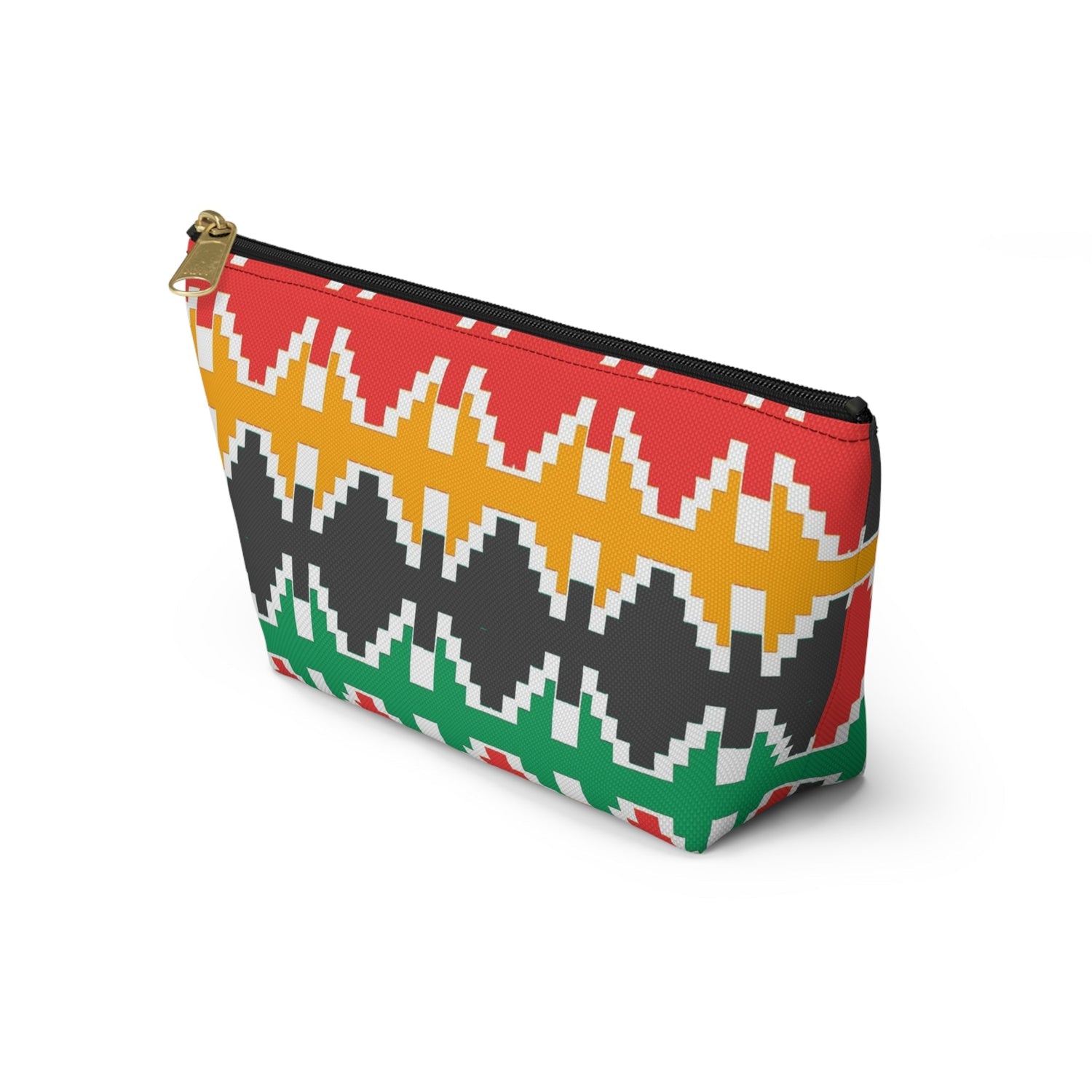 Nepali Dhaka Pattern Accessory Pouch w T-bottom - Premium Bags from Nepsera Collection - Just $20.00! Shop now at Nepsera Collection