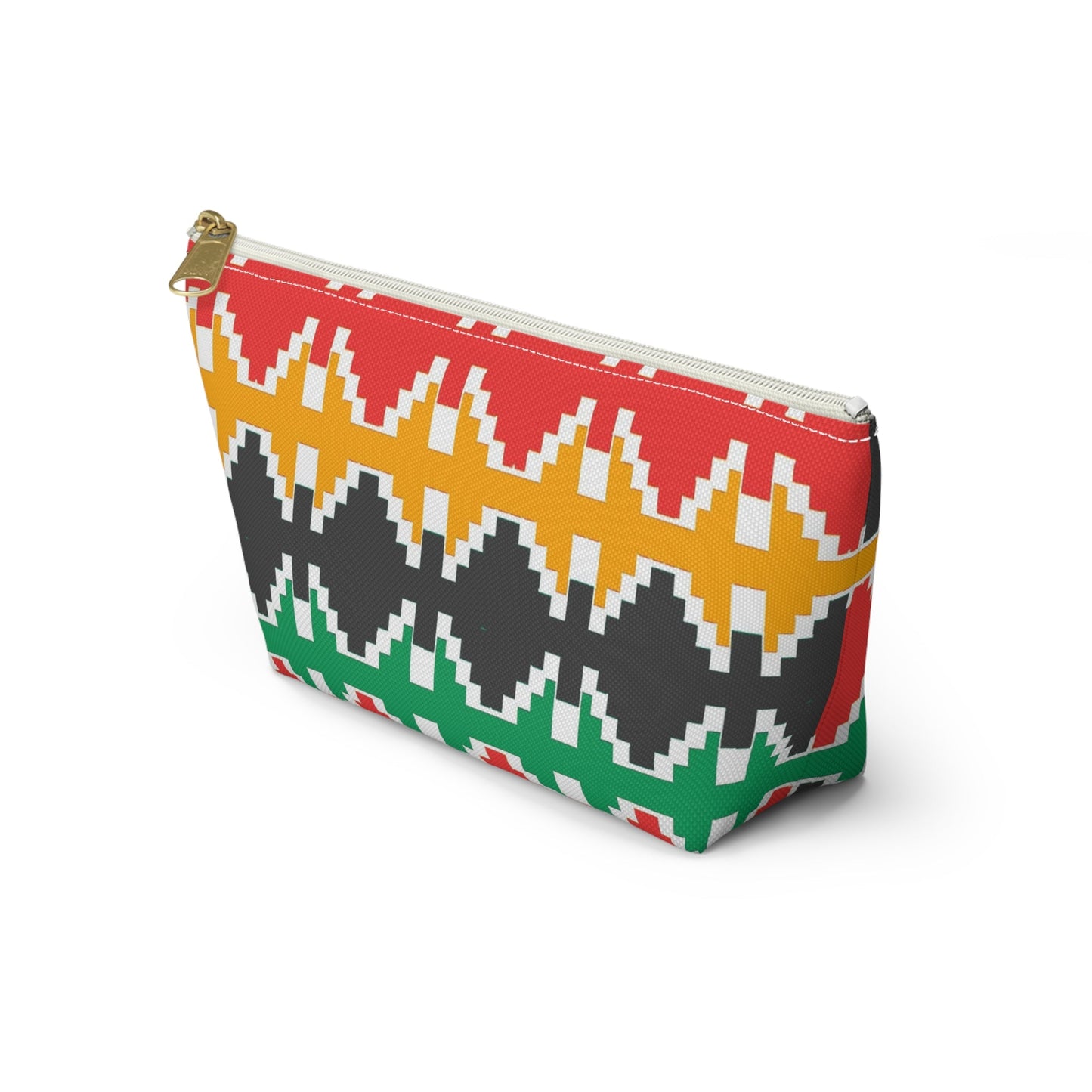 Nepali Dhaka Pattern Accessory Pouch w T-bottom - Premium Bags from Nepsera Collection - Just $20.00! Shop now at Nepsera Collection