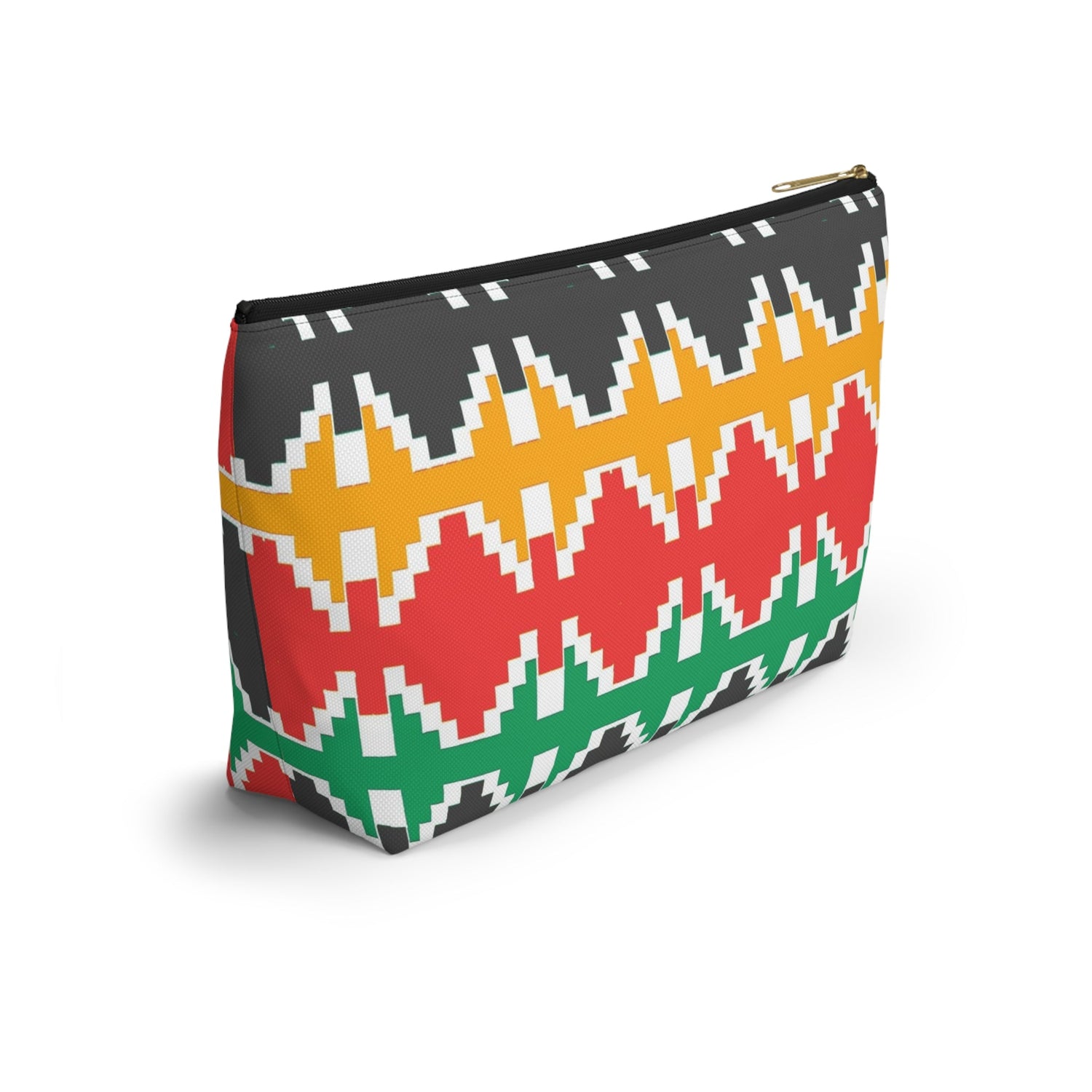 Nepali Dhaka Pattern Accessory Pouch w T-bottom - Premium Bags from Nepsera Collection - Just $20.00! Shop now at Nepsera Collection