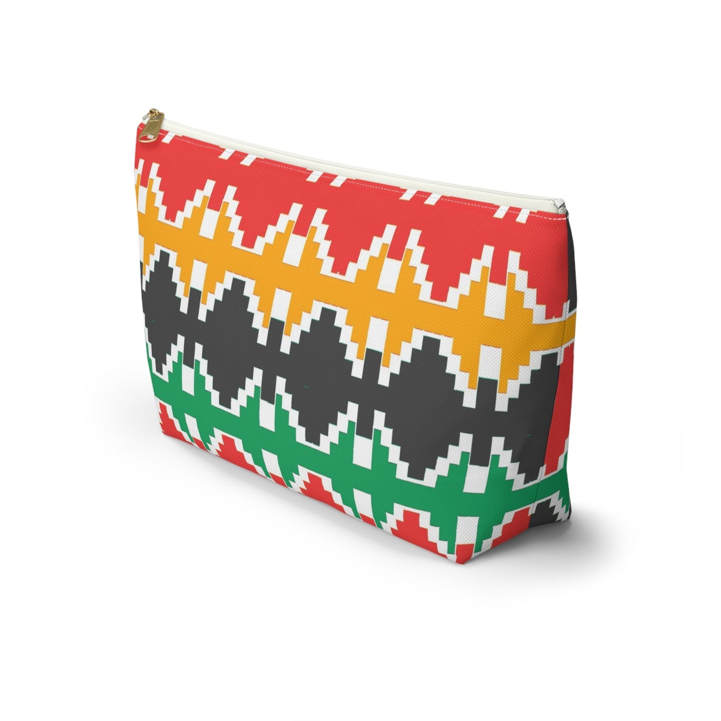 Nepali Dhaka Pattern Accessory Pouch w T-bottom - Premium Bags from Nepsera Collection - Just $20.00! Shop now at Nepsera Collection