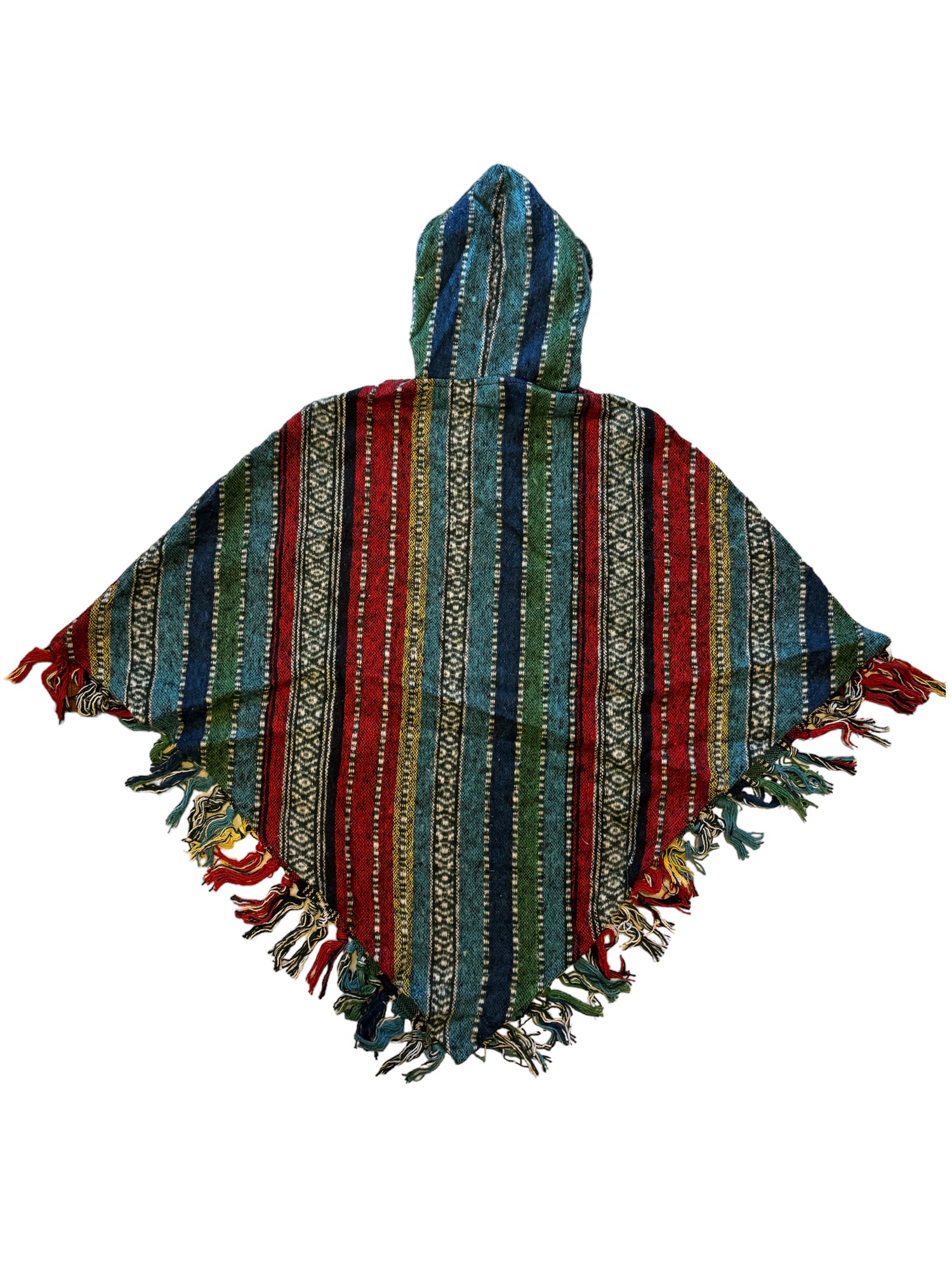 Himalayan Hooded Cape Nepalese 100% Cotton Poncho! - Premium  from Nepsera Collection - Just $50! Shop now at Nepsera Collection