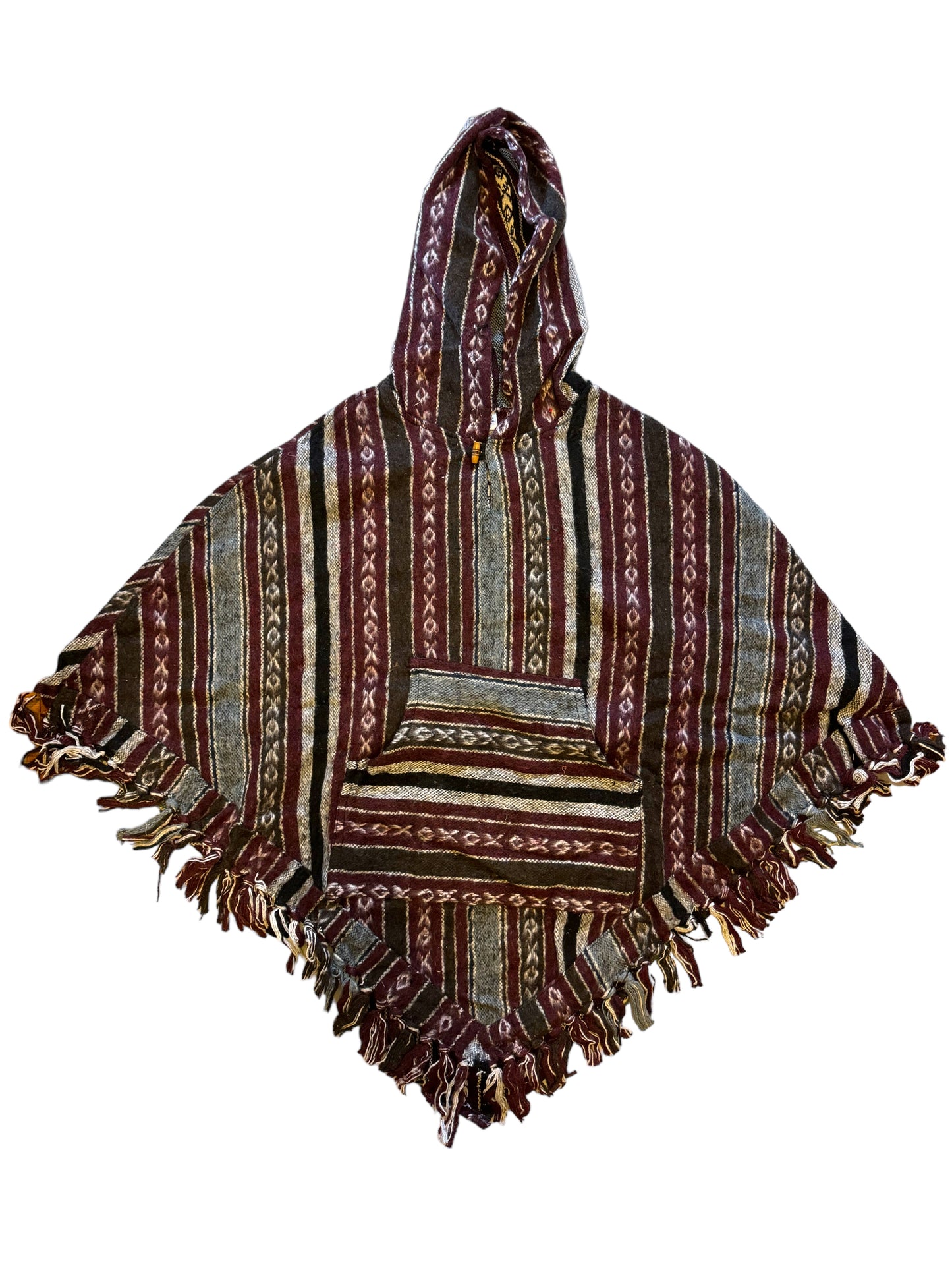 Himalayan Hooded Cape Nepalese 100% Cotton Poncho! - Premium  from Nepsera Collection - Just $50! Shop now at Nepsera Collection