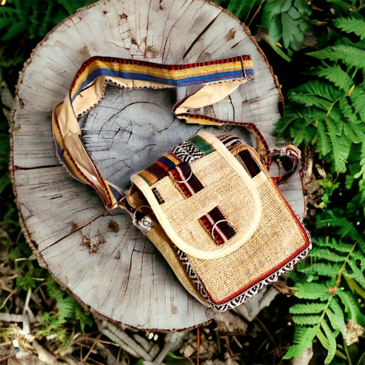 This fashionable camera bag/purse is the perfect size and comes in trendy colors. It is sure to make a statement and turn heads when you are out and about.Made in Nepal with Mix of Hemp and Cotton. - Premium Hemp Side Purse from Nepsera Collection - Just $25.00! Shop now at Nepsera Collection