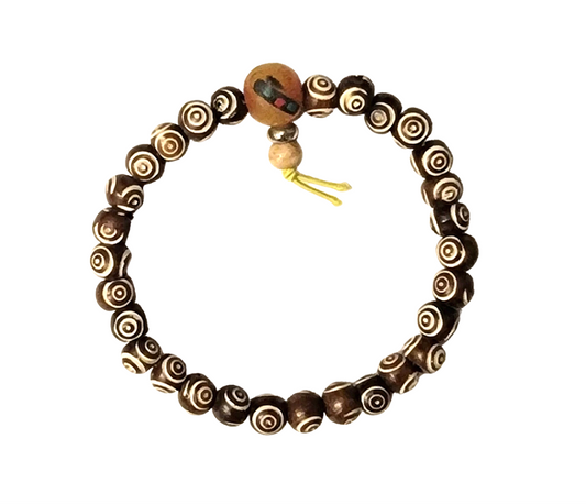 Brown Mandala Third Eye Bracelet - Premium  from Nepsera Collection - Just $20.00! Shop now at Nepsera Collection