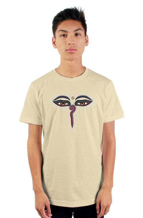 Buddha Eye tultex mens t shirt - Premium tshirts from Nepsera Collection - Just $23.98! Shop now at Nepsera Collection