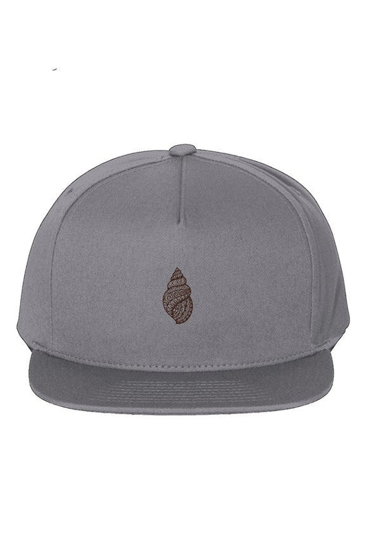Conch Shell Theme 5-Panel Cotton Twill Snapback Cap - Premium hats from Nepsera Collection - Just $34.50! Shop now at Nepsera Collection