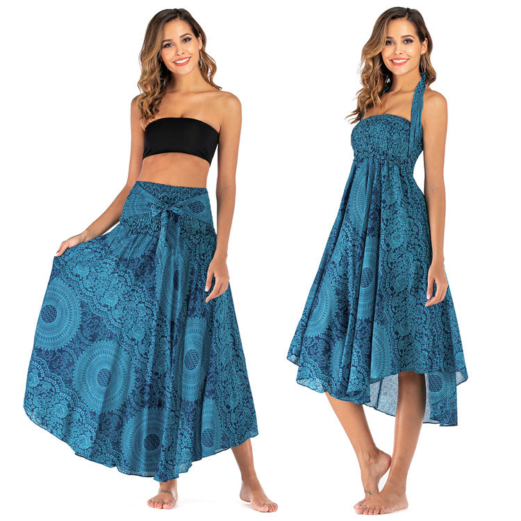 Ladies Fashion Two-Wear Swing Boho Skirt - Premium Hippie from Nepsera Collection - Just $37.65! Shop now at Nepsera Collection