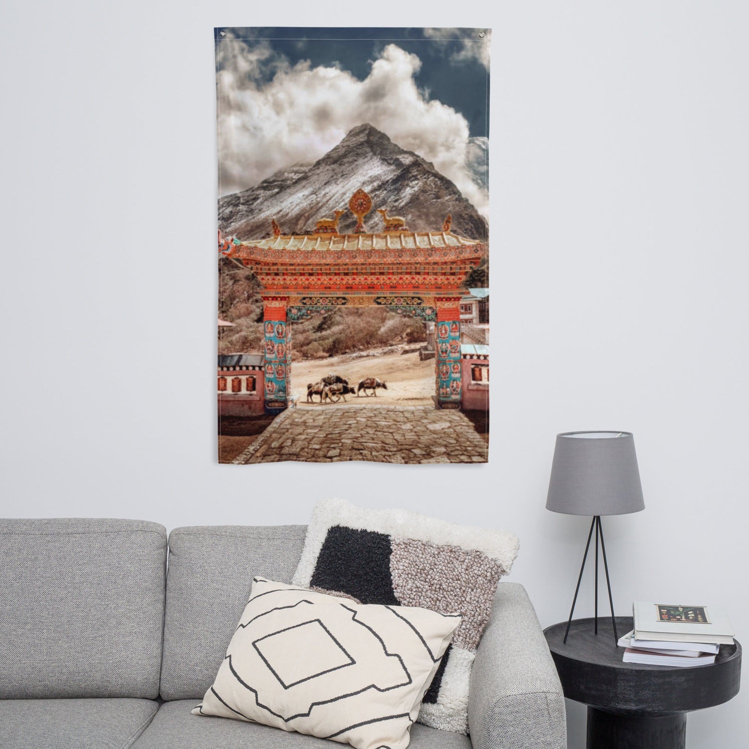 Gate Tengboche monastery in Nepal - Premium  from Nepsera Collection - Just $48.00! Shop now at Nepsera Collection