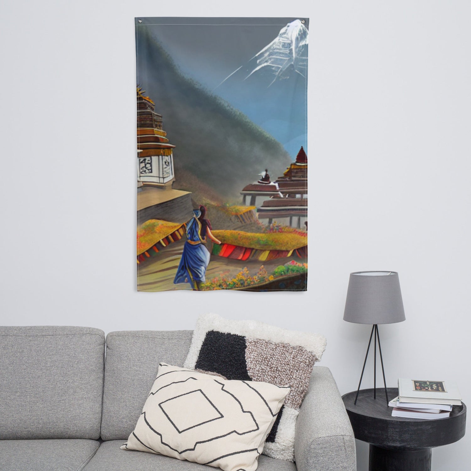 Experience the beauty of Nepal's stunning mountain views. - Premium  from Nepsera Collection - Just $50.00! Shop now at Nepsera Collection