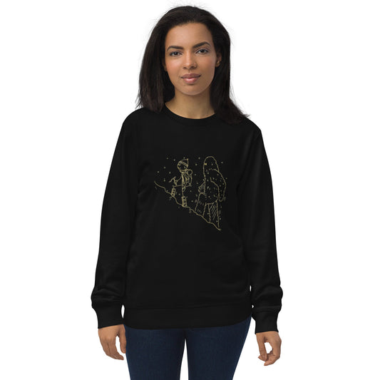 Mt Everest Climbing Yeti Unisex organic sweatshirt - Premium from Nepsera Collection - Just $45.00! Shop now at Nepsera Collection