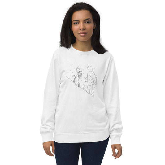 Mt Everest Climbing Yeti Unisex organic sweatshirt - Premium from Nepsera Collection - Just $45.00! Shop now at Nepsera Collection