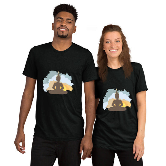 Meditating Buddha Unisex Short sleeve t-shirt - Premium  from Nepsera Collection - Just $25.99! Shop now at Nepsera Collection